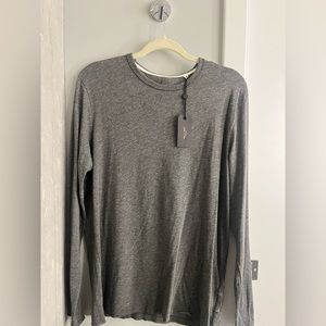 rag & bone grey long sleeve t-shirt NWT size M